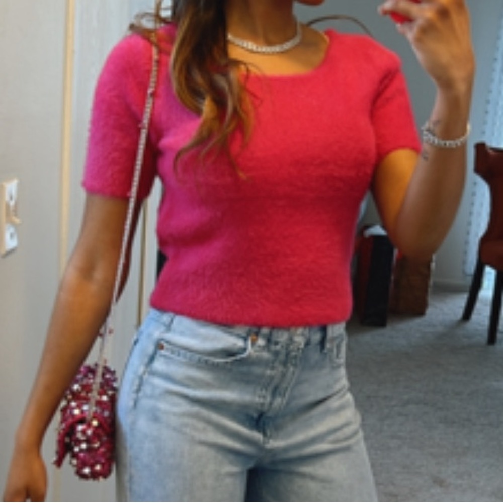 Pink Fluffy Sweater💕